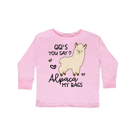 Inktastic Gigi s You Say Alpaca My Bags Gift Toddler Boy or Toddler Girl Long Sleeve T-Shirt
Inktastic Gigi s You Say Alpaca My Bags Gift Toddler Boy or Toddler Girl Long Sleeve T-Shirt