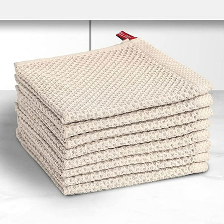 100% Cotton Brown Kitchen Dish Cloths Waffle Weave Ultra Soft Absorbent Dish Towels Quick Drying Dish Rags 12x12inches 5PC
100% Cotton Brown Kitchen Dish Cloths Waffle Weave Ultra Soft Absorbent Dish Towels Quick Drying Dish Rags 12x12inches 5PC