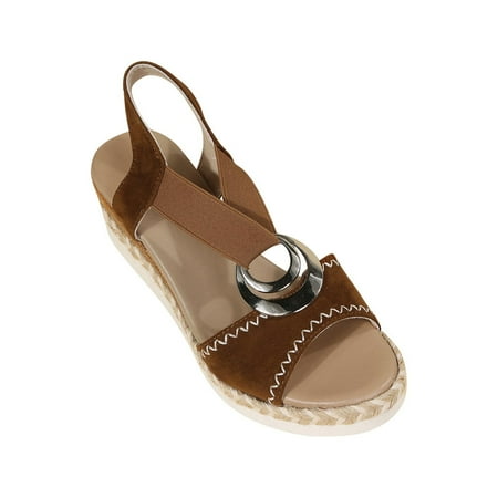 Stamzod Womens Sandals Thick Sole Sloping Heel Slippers Comfortable Fish Mouth Roman Sandals Clearance
Stamzod Womens Sandals Thick Sole Sloping Heel Slippers Comfortable Fish Mouth Roman Sandals Clearance