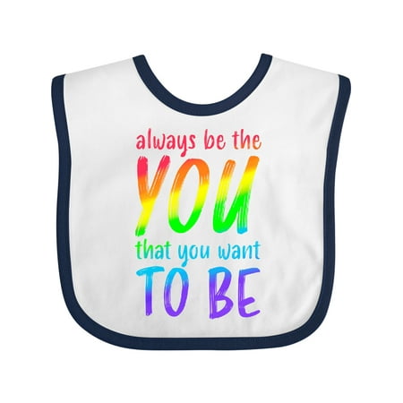 Inktastic Always Be the You That You Want to Be- Rainbow Colors Gift Baby Boy or Baby Girl Bib
Inktastic Always Be the You That You Want to Be- Rainbow Colors Gift Baby Boy or Baby Girl Bib