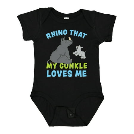 Inktastic Rhino That My Gunkle Loves Me with Cute Rhinos Gift Baby Boy or Baby Girl Bodysuit
Inktastic Rhino That My Gunkle Loves Me with Cute Rhinos Gift Baby Boy or Baby Girl Bodysuit