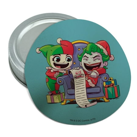 Harley Quinn and Joker Naughty List Round Rubber Non-Slip Jar Gripper Lid Opener
Harley Quinn and Joker Naughty List Round Rubber Non-Slip Jar Gripper Lid Opener