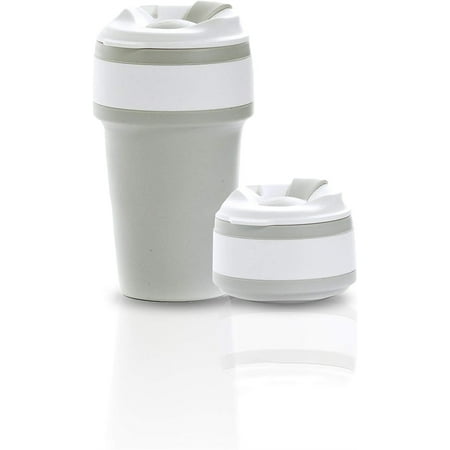 Reusable coffee cup with lid Collapsible cup Travel cup Camping cup mug tumbler Foldable Portable Sports Hiking Outdoor To go office mug Silicone BPA Free ()
Reusable coffee cup with lid Collapsible cup Travel cup Camping cup mug tumbler Foldable Portable Sports Hiking Outdoor To go office mug Silicone BPA Free ()