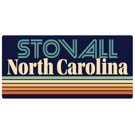 Stovall North Carolina 5 x 2.5-Inch Fridge Magnet Retro Design