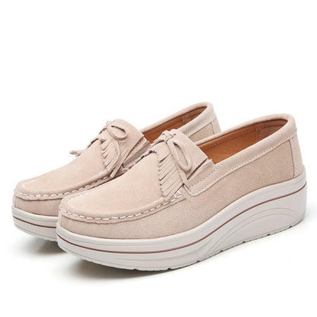 Women s Slip On Platform Shoes Suede Comfortable Loafers Moccasins Wedge Female Sneakers
Women s Slip On Platform Shoes Suede Comfortable Loafers Moccasins Wedge Female Sneakers