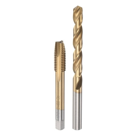 Uxcell M10 x 1.5 Spiral Point Tap 8.5mm Drill Bit Set Cobalt High Speed Steel Titanium Plated
Uxcell M10 x 1.5 Spiral Point Tap 8.5mm Drill Bit Set Cobalt High Speed Steel Titanium Plated