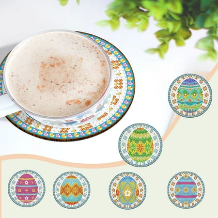 DIY DiamondPaintingCoaster Set Of 6 Easter Table Decoration Mats Home Decor Kitchen Accessories
DIY DiamondPaintingCoaster Set Of 6 Easter Table Decoration Mats Home Decor Kitchen Accessories