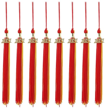 8PCS Academic Graduation Tassels with 2021 Charm Pendant Graduation Cap Decorative Accessories for Graduate Parties Ceremonies
8PCS Academic Graduation Tassels with 2021 Charm Pendant Graduation Cap Decorative Accessories for Graduate Parties Ceremonies