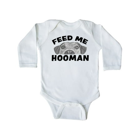 Inktastic Feed Me Hooman with Cute Dog Gift Baby Boy or Baby Girl Long Sleeve Bodysuit
Inktastic Feed Me Hooman with Cute Dog Gift Baby Boy or Baby Girl Long Sleeve Bodysuit