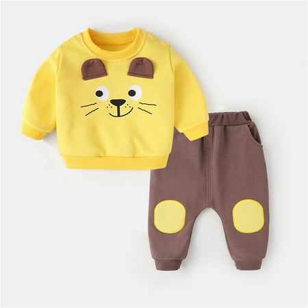 Hunpta Infant Children Kids Toddler Baby Boys Girls Long Sleeve Cute Cartoon Animals Sweatshirt Pullover Tops Cotton Trousers Pants Outfit Set 2PCS Clothes
Hunpta Infant Children Kids Toddler Baby Boys Girls Long Sleeve Cute Cartoon Animals Sweatshirt Pullover Tops Cotton Trousers Pants Outfit Set 2PCS Clothes