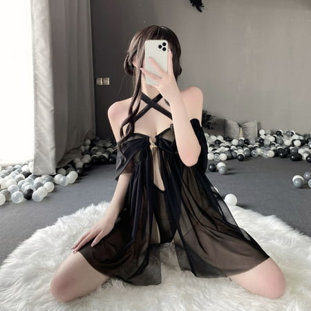 Ykohkofe Sexy Lingerie For Women Translucent Solid Color Sweet Dress Suit Thong
Ykohkofe Sexy Lingerie For Women Translucent Solid Color Sweet Dress Suit Thong