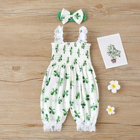BadyminCSL Newborn Infant Baby Girls Jumpsuit One Piece St.Patrick s Day Strap Romper
BadyminCSL Newborn Infant Baby Girls Jumpsuit One Piece St.Patrick s Day Strap Romper