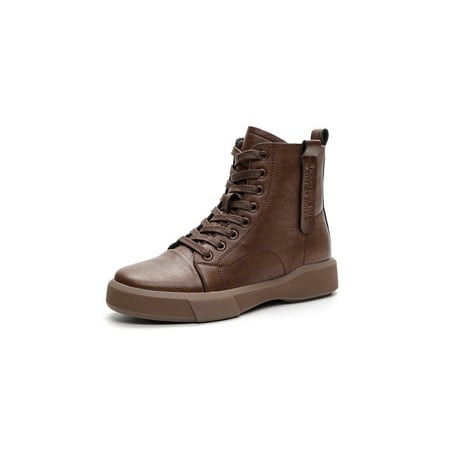 Avamo Women Casual Leather Boot Side Zip Booties Work Breathable Sneaker Bootie Dark Brown 7
Avamo Women Casual Leather Boot Side Zip Booties Work Breathable Sneaker Bootie Dark Brown 7