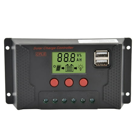 PWM Solar Charge Controller 12V 24V 60A Battery Charging Regulator with USB Ports
PWM Solar Charge Controller 12V 24V 60A Battery Charging Regulator with USB Ports