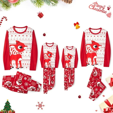 Christmas Family Matching Pajamas Sets Xmas Reindeer Print Sleepwear Holiday Loungewear Jammies Pjs for Adult Kids Baby
Christmas Family Matching Pajamas Sets Xmas Reindeer Print Sleepwear Holiday Loungewear Jammies Pjs for Adult Kids Baby