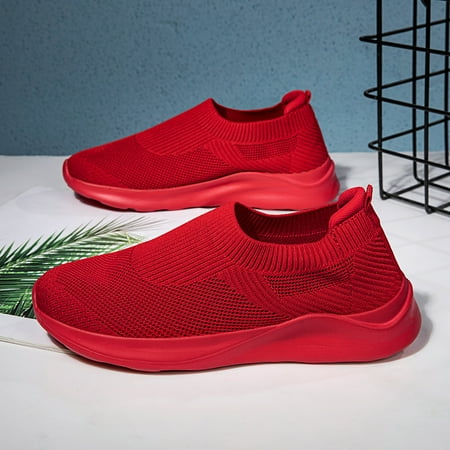 Solid Color Knitted Running Shoes Breathable Slip On Flat Casual Sneakers Women‘s Footwear
Solid Color Knitted Running Shoes Breathable Slip On Flat Casual Sneakers Women‘s Footwear