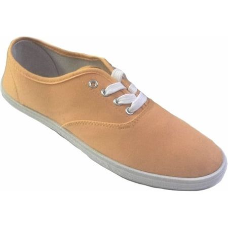 Shoes 18 Womens Canvas Shoes Lace up Sneakers 324 Mustard 7.5