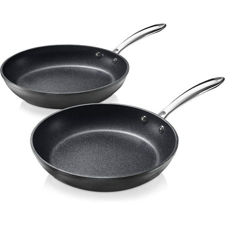 Professional 2-Piece Aluminum Ultra-Nonstick Hard Anodized Diamond Infused Fry Pan Set (10 in. and 11.5 in.)
Professional 2-Piece Aluminum Ultra-Nonstick Hard Anodized Diamond Infused Fry Pan Set (10 in. and 11.5 in.)