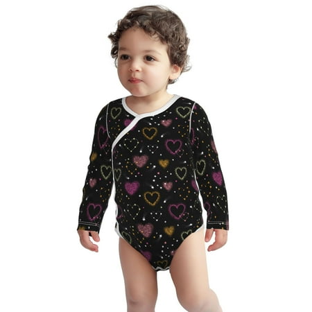 Fotbe Heart and Stars Pattern Unisex-baby Long-sleeve Bodysuit Long Sleeve Bodysuits One-piece 100% Organic Cotton for Infant Baby Boys Unisex-3 Months
Fotbe Heart and Stars Pattern Unisex-baby Long-sleeve Bodysuit Long Sleeve Bodysuits One-piece 100% Organic Cotton for Infant Baby Boys Unisex-3 Months