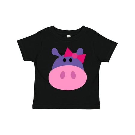 Inktastic Girl Hippo Gift Toddler Toddler Girl T-Shirt