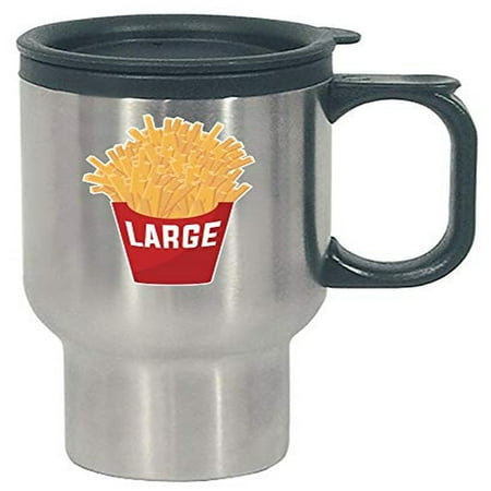 Funny Fries Travel Mug - Stainless Steel Potato Ketchup Humor for Food Lovers
Funny Fries Travel Mug - Stainless Steel Potato Ketchup Humor for Food Lovers