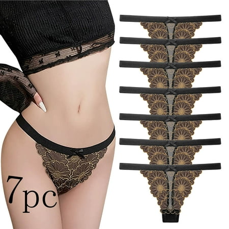 Ovzne Lace Bras Black Sexy Tops For Women Women 7Pc Combination Transparent Lace Sexy Hollow Panties Seamless Underwear Low Waist Perspective Lace Thong Panties No Wire Bras For Women
Ovzne Lace Bras Black Sexy Tops For Women Women 7Pc Combination Transparent Lace Sexy Hollow Panties Seamless Underwear Low Waist Perspective Lace Thong Panties No Wire Bras For Women