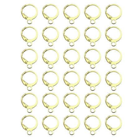 FRCOLOR 100pcs Round Lever Earring Hooks DIY Jewelry Accessories for Jewelry Making
FRCOLOR 100pcs Round Lever Earring Hooks DIY Jewelry Accessories for Jewelry Making