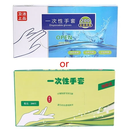 ZUARFY 200Pcs/100Pcs Plastic Large Disposable Polyethylene Clear Gloves Food Dealing Cooking Cleaning Kitchen Restaurant BBQ Accessory
ZUARFY 200Pcs/100Pcs Plastic Large Disposable Polyethylene Clear Gloves Food Dealing Cooking Cleaning Kitchen Restaurant BBQ Accessory