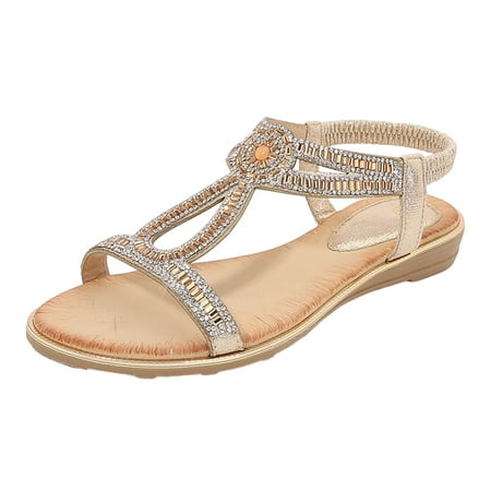 Ediodpoh Ladies Summer Fashion Hollow Rhinestone Flat Bottom Bohemian Comfortable Large Size Beach Shoes Sandals Summer Sandals for Women 2024 Gold 9(42)
Ediodpoh Ladies Summer Fashion Hollow Rhinestone Flat Bottom Bohemian Comfortable Large Size Beach Shoes Sandals Summer Sandals for Women 2024 Gold 9(42)