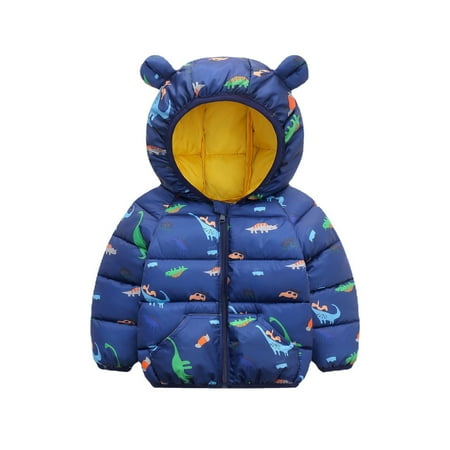 TAIAOJING Toddler Jacket Boys Girls Winter Cartoon Bear Ears Hooded Thicken Windproof Warm Outwear Coat Outwear 4-5 Years
TAIAOJING Toddler Jacket Boys Girls Winter Cartoon Bear Ears Hooded Thicken Windproof Warm Outwear Coat Outwear 4-5 Years