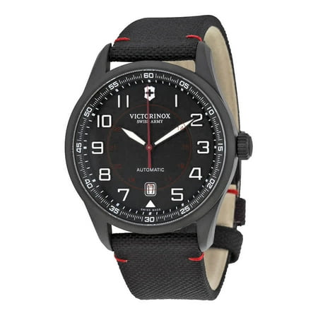 Victorinox Men's Airboss Automatic Black Dial Black Nylon Watch 241720