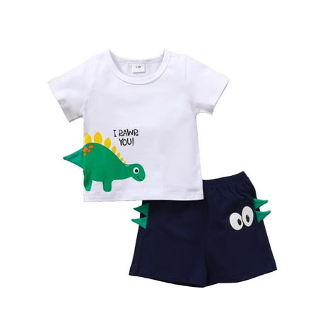Fesfesfes Toddler Kids Baby Boys Summer Printed Letters Short-sleeved Shorts Clothes Suit
Fesfesfes Toddler Kids Baby Boys Summer Printed Letters Short-sleeved Shorts Clothes Suit