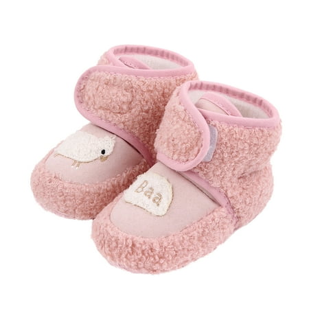 Newborn Baby Boys Girls Fleece Flat Boots Non Slip Soft Sole Short Tube Fall Winter Crib Shoes for First Walking
Newborn Baby Boys Girls Fleece Flat Boots Non Slip Soft Sole Short Tube Fall Winter Crib Shoes for First Walking