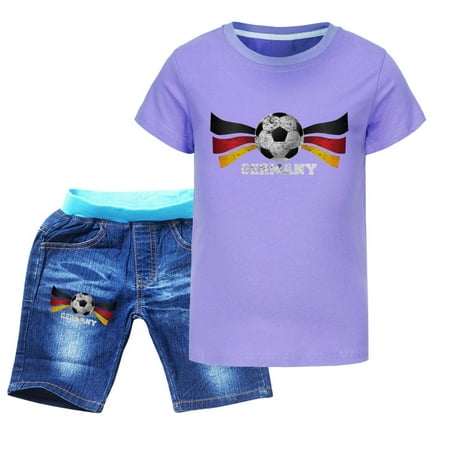 WUDATI Toddler Boys Girls Set Halloween Chistmas Toddler Girls Boys Winter Children s Sportswear T Shirt + Trousers Short Sleeve + Jeans Football Print Germany
WUDATI Toddler Boys Girls Set Halloween Chistmas Toddler Girls Boys Winter Children s Sportswear T Shirt + Trousers Short Sleeve + Jeans Football Print Germany