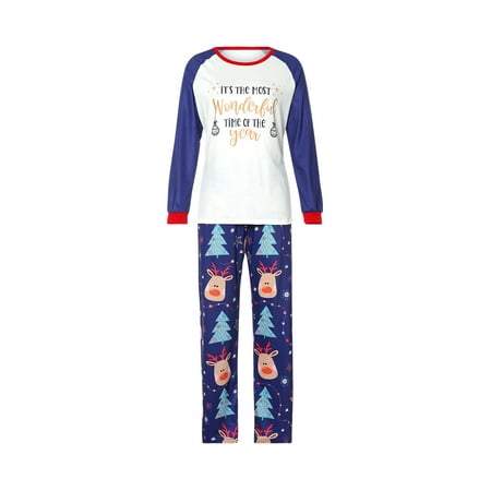 Ehfomius Christmas Family Pajamas Set Letter Print Tops+Tree Print Pant/Romper for Father Mother Kids and Baby
Ehfomius Christmas Family Pajamas Set Letter Print Tops+Tree Print Pant/Romper for Father Mother Kids and Baby
