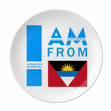 I Am From Antigua And Barbuda Plate Decorative Porcelain Salver Tableware Dinner Dish
I Am From Antigua And Barbuda Plate Decorative Porcelain Salver Tableware Dinner Dish