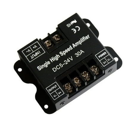 30A LED Signal High Speed Booster DC5V-24V LED Power Booster Lamp Controller