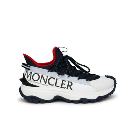 MONCLER Man Sneaker Trail Grip In Poliammide Bianca E Blu