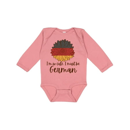 Inktastic I m So Cute I Must be German Sunflower Gift Baby Boy or Baby Girl Long Sleeve Bodysuit
Inktastic I m So Cute I Must be German Sunflower Gift Baby Boy or Baby Girl Long Sleeve Bodysuit