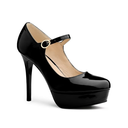 Allegra K Women s Platform Ankle Strap Round Toe Stiletto High Heel Pumps
Allegra K Women s Platform Ankle Strap Round Toe Stiletto High Heel Pumps