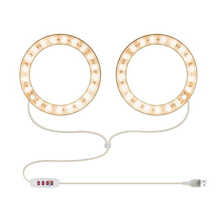 Mpeace Grow Light Angel Ring Three Spectrum Optional 1 to 2 Flower Vegetable Succulents Plant Growth Lamp for Indoor
Mpeace Grow Light Angel Ring Three Spectrum Optional 1 to 2 Flower Vegetable Succulents Plant Growth Lamp for Indoor