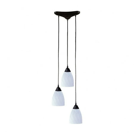 3 Light Triangular Pendant in Transitional Style 7 inches Tall and 5 inches Wide-Simply White Glass Color Bailey Street Home 2499-Bel-1631783
3 Light Triangular Pendant in Transitional Style 7 inches Tall and 5 inches Wide-Simply White Glass Color Bailey Street Home 2499-Bel-1631783