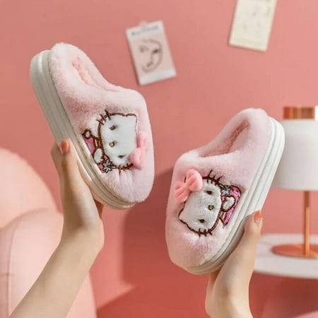 Sanrio Hello Kitty My Melody Cinnamoroll Kuromi Anime Women‘s Warm Slippers Autumn Winter Fashion Versatile Anti Slip Slippers
Sanrio Hello Kitty My Melody Cinnamoroll Kuromi Anime Women‘s Warm Slippers Autumn Winter Fashion Versatile Anti Slip Slippers
