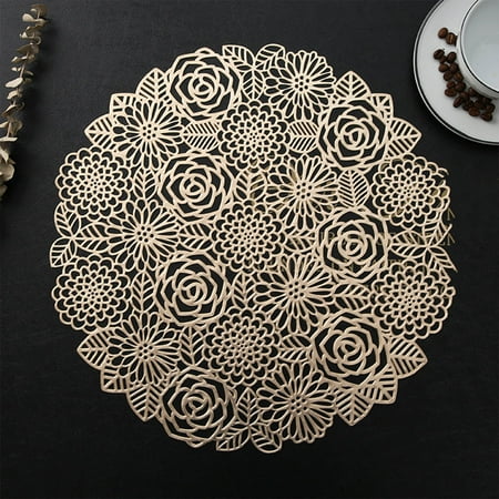 Kuluzego Hollowed Out Insulation Mat Solid Polyvinyl Chloride Leather Placemats Coffee Mats Kitchen Table Mats Easy To Clean Kitchen Table Mats
Kuluzego Hollowed Out Insulation Mat Solid Polyvinyl Chloride Leather Placemats Coffee Mats Kitchen Table Mats Easy To Clean Kitchen Table Mats