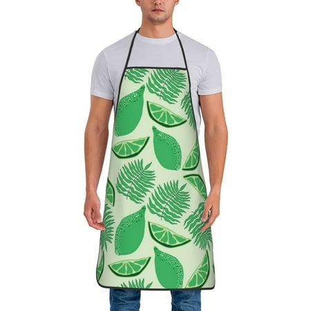 Chef Aprons for Men and Women - Cute Sea Green Limes Leaves Oil-Resistant Bib Aprons for Cooking Waterproof BBQ Grilling Kitchen Aprons Gifts for Women and Men
Chef Aprons for Men and Women - Cute Sea Green Limes Leaves Oil-Resistant Bib Aprons for Cooking Waterproof BBQ Grilling Kitchen Aprons Gifts for Women and Men