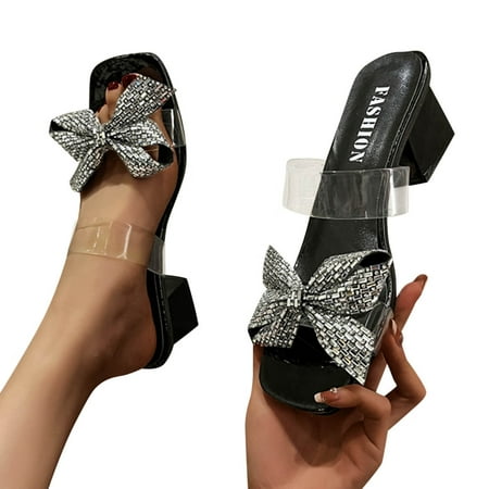 Sehao Women s sandals Sandals for Women Ladies Chunky Heel High Heel Rhinestone Fish Mouth Sandals Bag&Shoes Accessory Black 42
Sehao Women s sandals Sandals for Women Ladies Chunky Heel High Heel Rhinestone Fish Mouth Sandals Bag&Shoes Accessory Black 42