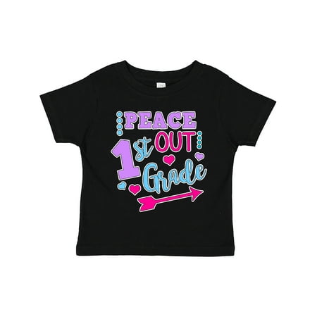 Inktastic Peace out 1st Grade with Hearts Arrow and Dots Gift Toddler Toddler Girl T-Shirt 
Inktastic Peace out 1st Grade with Hearts Arrow and Dots Gift Toddler Toddler Girl T-Shirt