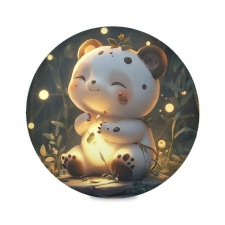 Round Plate Mat 15.4x15.4 Inchesx6 Placemat Table Mat Kitchen Mat Coffee Mat Fabric Thick Strong Wear-Resistant Heat Resistance Gray Cartoon Bear
Round Plate Mat 15.4x15.4 Inchesx6 Placemat Table Mat Kitchen Mat Coffee Mat Fabric Thick Strong Wear-Resistant Heat Resistance Gray Cartoon Bear