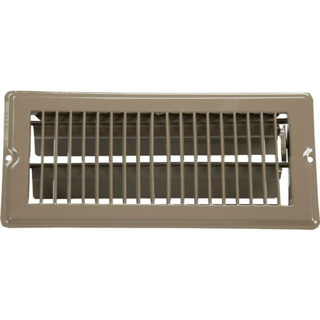 United States Hardware 4 In. x 10 In. x 11-16 In. Brown Steel Floor Register V-103B 221007
United States Hardware 4 In. x 10 In. x 11-16 In. Brown Steel Floor Register V-103B 221007