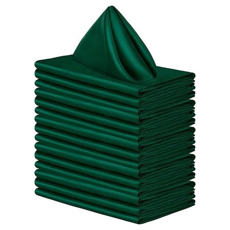 Square Napkin Cloth - Soft and Smooth Fabric Satin Napkin Cloth Multipurpose Hotel Wedding Party 17 x 17 Inch Pink 17 x 17 Inch Green
Square Napkin Cloth - Soft and Smooth Fabric Satin Napkin Cloth Multipurpose Hotel Wedding Party 17 x 17 Inch Pink 17 x 17 Inch Green